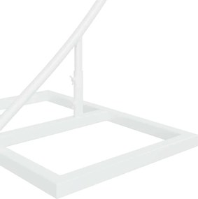 vidaXL Μοναδική Αψίδα Γάμου Λευκό 220 x 45 x 200 εκ. Ατσάλι