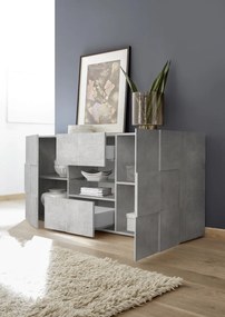 Έπιπλο Τηλεόρασης Γκρι 121x43x57