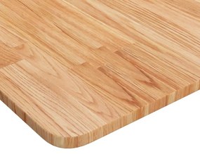 vidaXL Επιφάνεια Τραπεζιού Τετράγωνη Αν. Καφέ 50x50x1,5 εκ. Ξύλο Δρυς