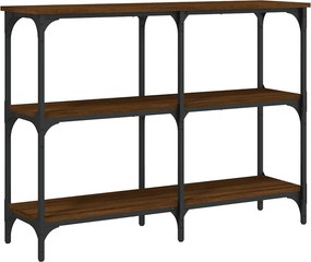 vidaXL Τραπέζι Κονσόλα Καφέ Δρυς 100x29x75 εκ. Επεξεργασμένο Ξύλο
