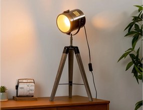 Επιτραπέζιο Φωτιστικό Ebor Atmosphera με λαμπτήρα E14 και διαστάσεις 32x29x68cm - Bronze