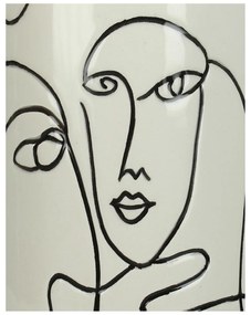 Βάζο ArteLibre Πρόσωπο Λευκό Δολομίτης 12.7x12.7x28.2cm