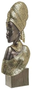 Διακοσμητικό Αγαλματίδιο Γυναίκα 3-70-547-0899 18x9x41cm Black-Gold Inart Πολυρεσίνη