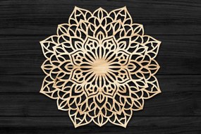 Intra απο ξύλο plywood 3mm-4mm πάχος Τρισδιάστατη Mandala Δίασταση 30x30 cm INTRAFABR-69581598
