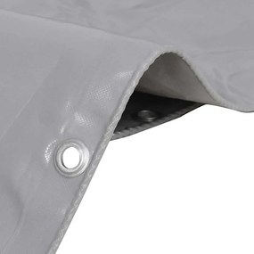 vidaXL Μουσαμάς Γκρι 1,5 x 20 μ. 650 γρ./μ.²