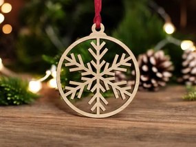 Intra απο ξύλο plywood 3mm-4mm πάχος – Στολίδι με χριστουγεννιάτικο δέντρο με νιφάδες χιονιού 50x60 cm INTRAVECTRY-MY545382