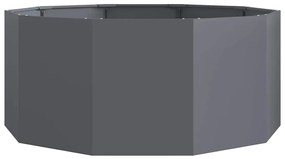 vidaXL Γλάστρα Ανθρακί 120 x 120 x 50 εκ Ατσάλι