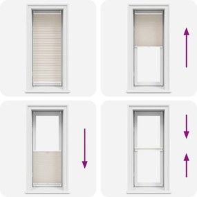 vidaXL Πλισέ ρόλερ σκίασης 50x150cm Κρεμ