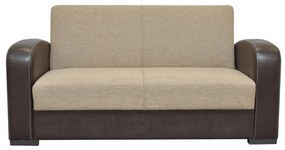 Καναπές Κρεβάτι Διθέσιος MARTINI Καφέ PU 154x87x90cm - 14210016 - 14210016