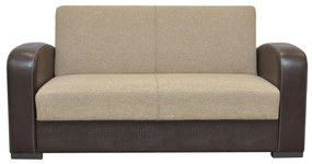 Καναπές Κρεβάτι Διθέσιος MARTINI Καφέ PU 154x87x90cm - 14210016