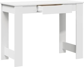 Γραφείο vidaXL Λευκό 100x45x75 cm Κατασκευασμένο ξύλο