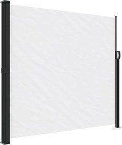 vidaXL Σκίαστρο Πλαϊνό Συρόμενο Λευκό 180 x 600 εκ.