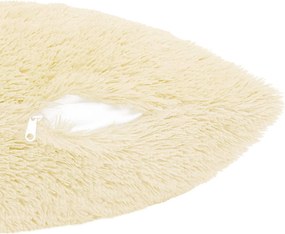 vidaXL Κάλυμμα Μαξιλαριού 2 pcs HEERLEN Κρεμ 35 x 35 cm PV Φλίς