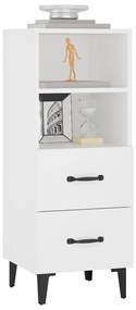 vidaXL Ντουλάπι Λευκό 34,5 x 34 x 90 εκ. από Επεξεργασμένο Ξύλο