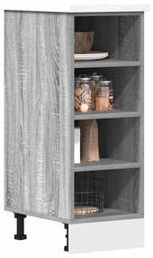 Ντουλάπι "Riga" Γκρι Sonoma 30x44,5x81,5 εκ. από Τεχνητό Ξύλο