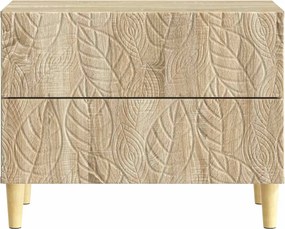 vidaXL Κομοδίνο Sonoma Δρυς 62 x 34,5 x 48 εκ Επεξεργασμένο Ξύλο