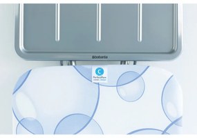 Σιδερώστρα Brabantia C 124x45cm 7 θέσεις ρύθμισης, βάση γεννήτριας ατμού, PerfectFlow, Λευκό/Γαλάζιο