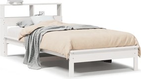 vidaXL Κρεβάτι Βιβλιοθήκη Χωρίς Στρώμα 100x200 εκ. Μασίφ Ξύλο Πεύκο