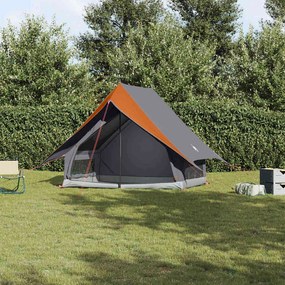 vidaXL Σκηνές Γκρι και πορτοκαλί 220 x 233 x 184 εκ Πολυεστέρας