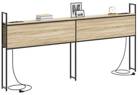 vidaXL Κεφαλάρι Αποθήκης Sonoma Δρυς 180 cm Επεξεργασμένο ξύλο