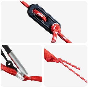 vidaXL Οικογενειακή σκηνή 20 ατόμων με στέγη Πράσινο και Λευκό