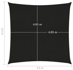 ΠΑΝΙ ΣΚΙΑΣΗΣ ΜΑΥΡΟ 4,5 X 4,5 Μ. ΑΠΟ HDPE 160 ΓΡ./Μ² 311717