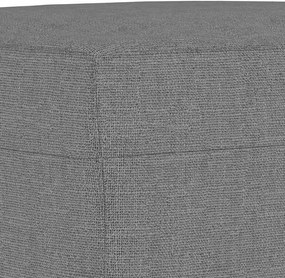 VidaXL Πάγκος Σκούρο Γκρι 100x35x41 εκ. Υφασμάτινος
