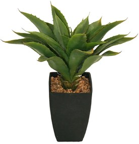 Τεχνητό Φυτό Σε Γλάστρα Αγαύη 04-00-14560 30cm Green Marhome Plastic