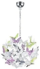 Κρεμαστό Φωτιστικό Οροφής Butterfly με Πεταλούδες Trio Lighting R30214017 Πολύχρωμο