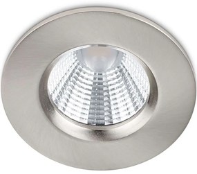 Σποτ Χωνευτό Zagros 650710107 Φ8x5cm Dim Led 345Lm 5,5W 3000K Nickel Trio Lighting Round