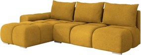 Γωνιακός καναπές Bestii-Moustardi-Αριστερή - 270.00Χ183.00Χ85.00cm