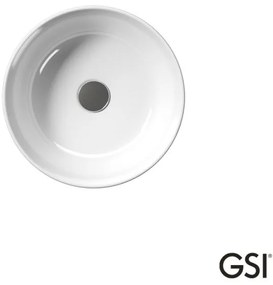 GSI Kube-X Επικαθήμενος Νιπτήρας Πορσελάνης Φ40 White