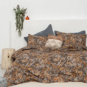 Φανελένια Σεντόνια Μονά (Σετ) Palamaiki Flannel FB0217 Καφέ,Μπεζ ΜΕ ΛΑΣΤΙΧΟ 100x200+30