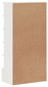 vidaXL Παπουτσοθήκη Λευκή 52 x 30 x 104 εκ. από Μασίφ Ξύλο Πεύκου
