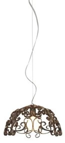 Κρεμαστό Φωτιστικό Οροφής 1xE27 Vintage Φ45cm Bale Homelighting -77-4038-Λευκό 77-4038