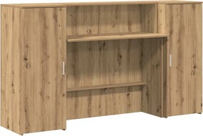 vidaXL Γραφείο υποδοχής 180x50x103,5 εκ. Επεξεργασμένο Ξύλο
