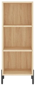 vidaXL Μπουφές Sonoma δρυς 34,5 x 34 x 180 εκ. από Επεξεργασμένο Ξύλο