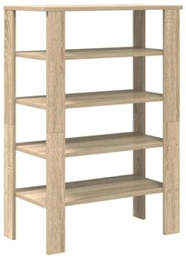 Ράφι παπουτσιών Sonoma Oak 61x32x87,5 cm Κατασκευασμένο ξύλο - Καφέ