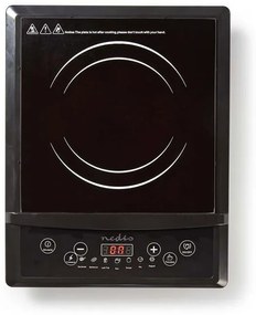 Nedis KAIP113CBK1 Επιτραπέζια Εστία Επαγωγική Μονή, Μαύρη