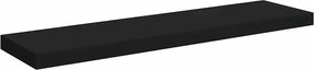 vidaXL Ράφι Τοίχου Μαύρο 90 x 23,5 x 3,8 εκ. MDF