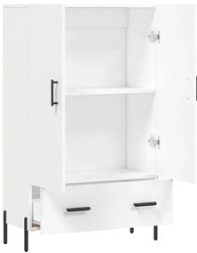 vidaXL Ντουλάπα Λευκή 69,5 x 31 x 115 εκ. από Επεξεργασμένο Ξύλο