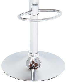 vidaXL Σκαμπό Μπαρ Γκρι Υφασμάτινο