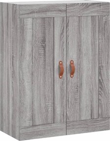 vidaXL Ντουλάπι Γκρι Sonoma 69,5 x 34 x 180 εκ. Επεξεργασμένο Ξύλο