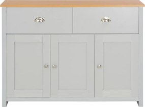 vidaXL Μπουφές Γκρι 112 x 35 x 81 εκ.