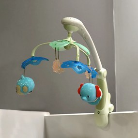Μουσικό Μόμπιλε Με Προτζέκτορα Bebe Stars Green 853-181