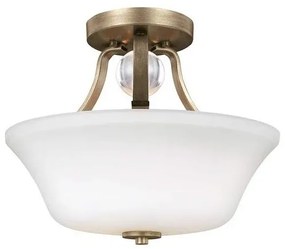 Πλαφονιέρα Φωτιστικό Οροφής 2xE27 Evington Elstead Lighting FE-EVINGTON-SF-SG Χρυσό