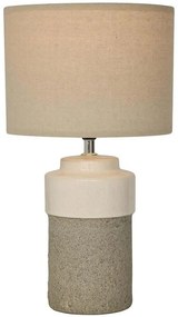 Φωτιστικό Επιτραπέζιο HAP402 41,5cm E14 White-Beige Espiel