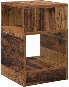 vidaXL End Table Παλιό ξύλο 30,5 x 30 x 45 εκ Επεξεργασμένο ξύλο