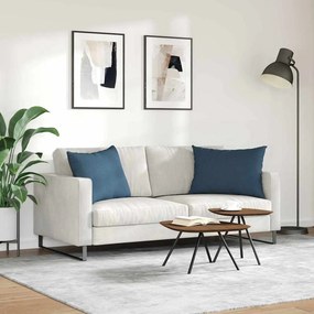 vidaXL Μαξιλάρι Καναπέ 2 pcs Μπλε 70 x 50 cm ύφασμα