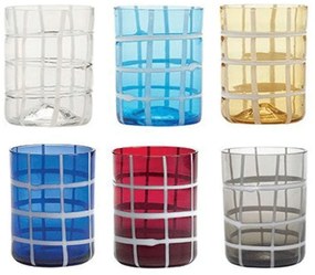 Ποτήρι Twiddle (Σετ 6Τμχ) TW00199 350ml Multi Zafferano Glass